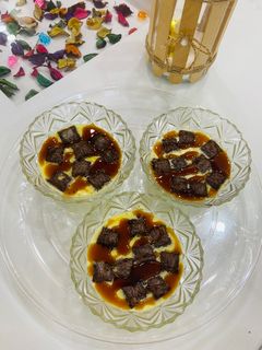 صورة لوصفة كريم كراميل بالكورن فليكس 🍮