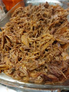 Une photo de Pulled Pork sauce barbecue