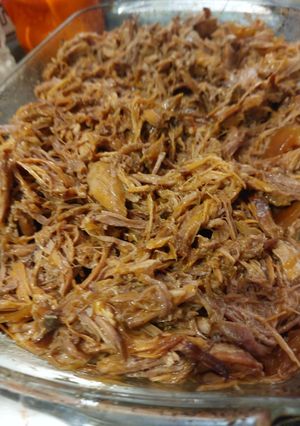 Une photo de Pulled Pork sauce barbecue