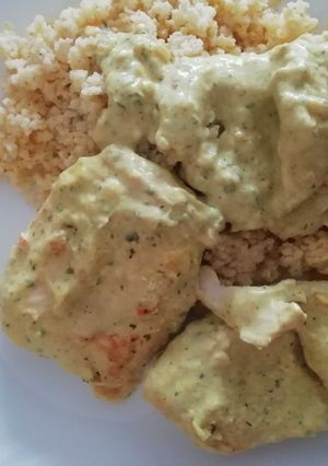Tejszínes mustáros csirkemell recept fotója
