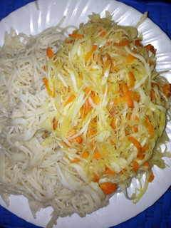 A picture of Sautéed cabbage.