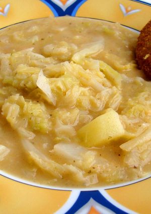 Kelkáposzta főzelék recept II recept fotója