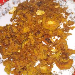A picture of Karela fry(bitter gourd fry).