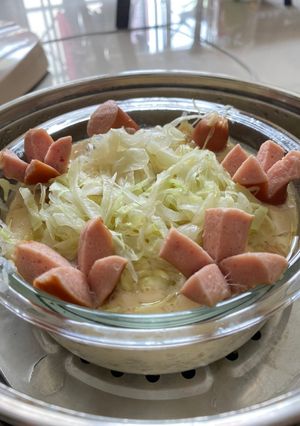 รูปของ มาม่าไข่ตุ๋น🥚🍜