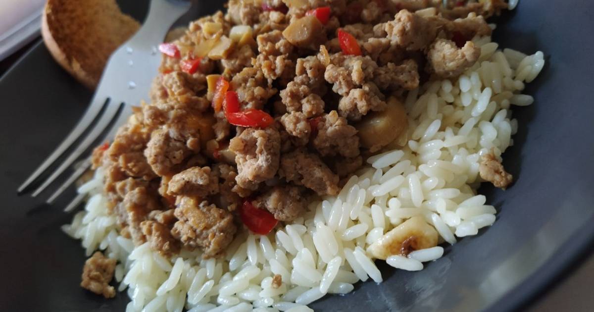Arroz con carne picada 2.022 recetas caseras Cookpad