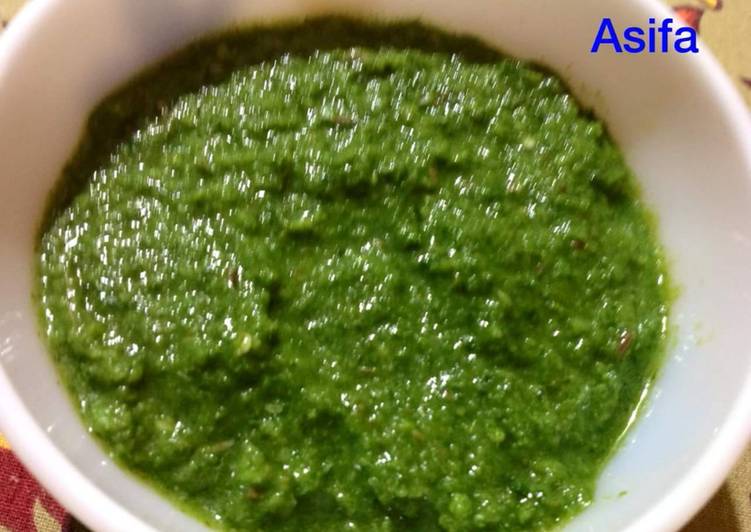 Recipe of Any-night-of-the-week Tangy Amla Pudina Chutney