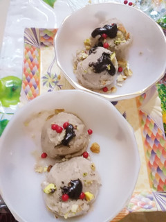 A picture of Banana ice ceam.