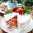 Strawberry mille crepe
