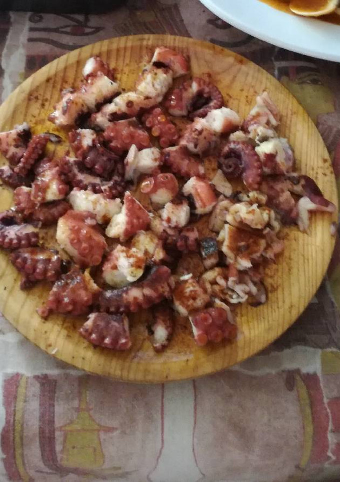 Una foto de Pulpo a la gallega