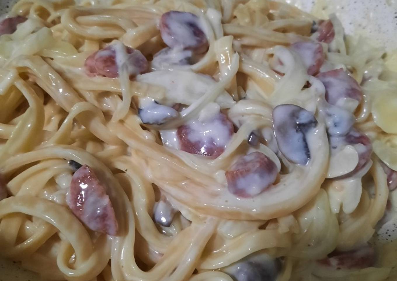 Fettucine Creamy Sauce ala-ala Pizza Hut
