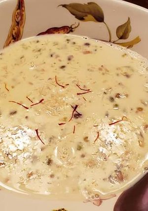 A picture of Vermicelli kheer.