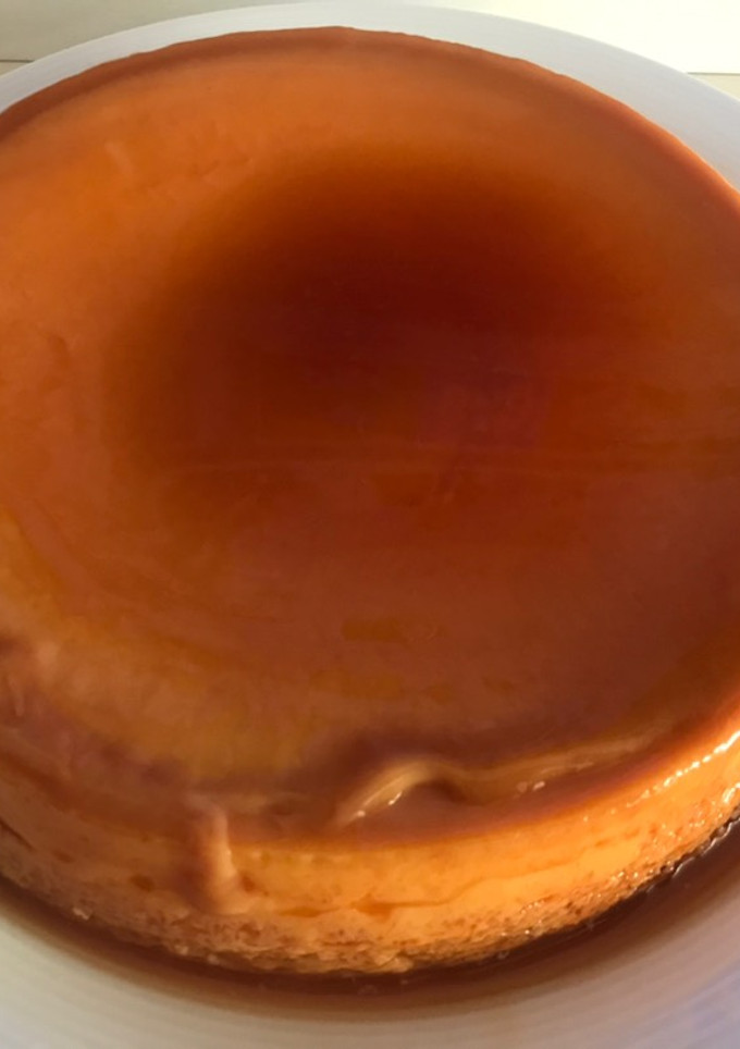Una foto de Flan de leche microondas