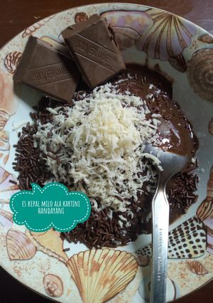 Foto resep Es kepal milo simple no gagal