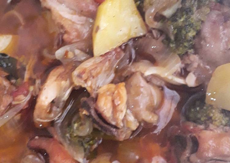 Resep Brokoli ayam kuah, Enak