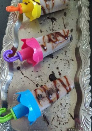 A picture of Cold cocoa kulfi.