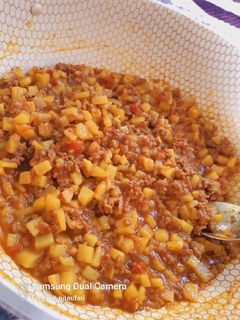 عکسی از دستور بیج بیج یا جیر و بیر با گوجه (چالش جعبه اسرار آمیز)