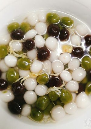 Hình của món Chè ỉ 3 màu.