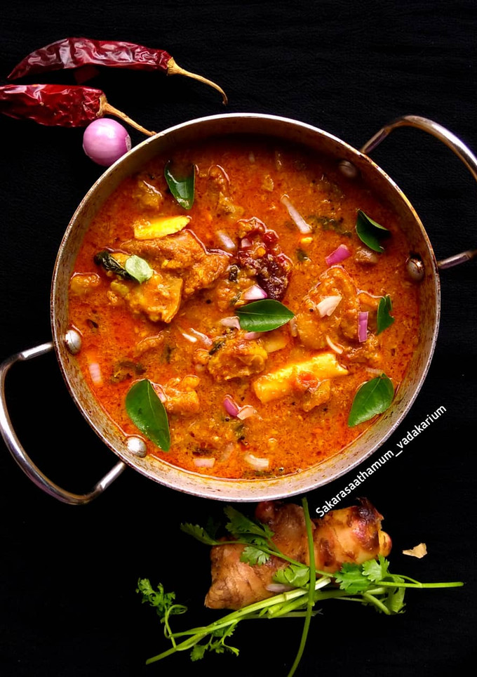 விறகடுப்பில் செய்த ரோட்டுக்கடை மட்டன் சால்னா (Mutton salna recipe in tamil) செய்முறை முக்கிய புகைப்படம்