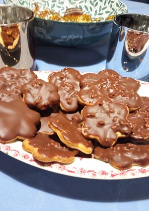 Une photo de Sablés de Noël au chocolat
