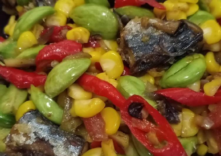 makanan Oseng pedha jagung pete yang Menggugah Selera