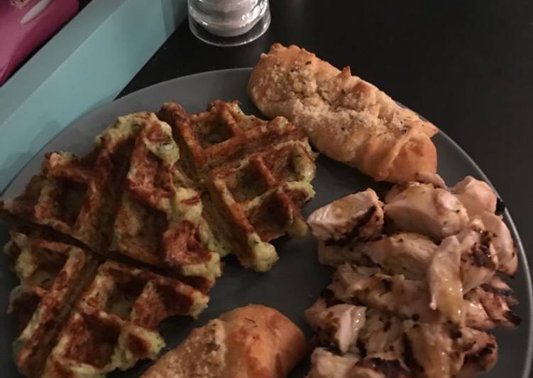 Simple Way to Prepare Speedy Zucchini waffles