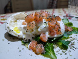 Burrata con salmón