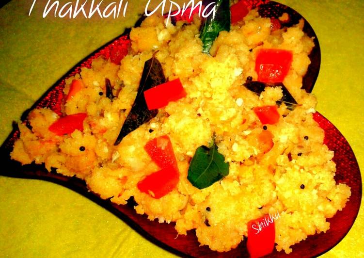 Recipe of Any-night-of-the-week Thakkali Upma(tomato upma)