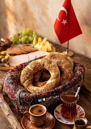 صورة لوصفة خبز سميت التركي🇹🇷 وصفة الأصلية