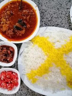 عکسی از دستور خورشت قیمه بادمجون😋