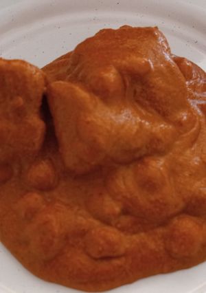 A picture of Pipian con costilla de cerdo y garbanzos.