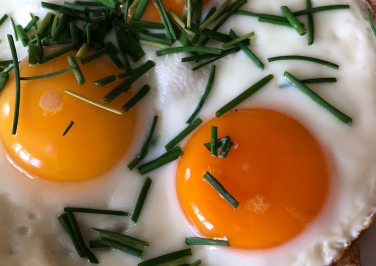 Steps to Prepare Speedy Egg and Toast Brunch