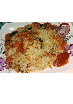A picture of Briyani.