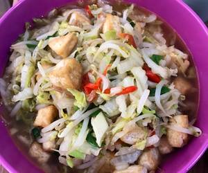 Masakan Populer Tumis Tahu-Tauge-Sawi putih Sedap