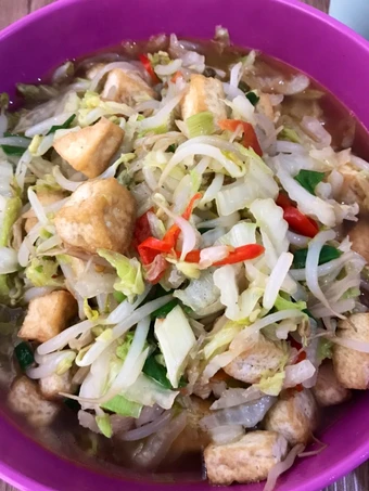 Langkah Gampang Membikin Resep Tumis Tahu-Tauge-Sawi putih yang Bisa Manjain Lidah Anti Ribet, Uenak Banget