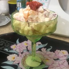 A picture of Creamy fruit Chaat.