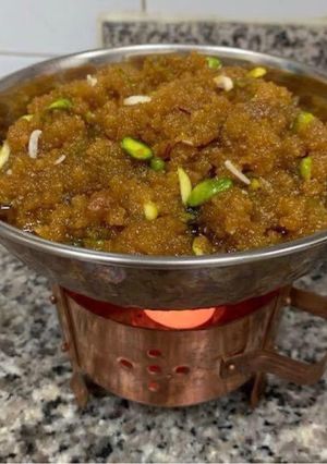 A picture of Badam Ka Halwa { winter Special }.