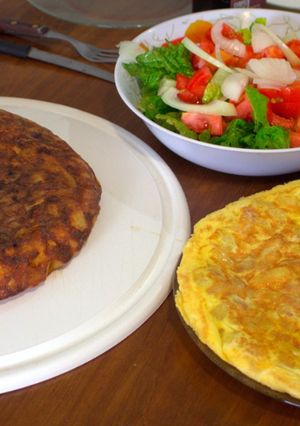 Una foto de Tortilla de papas española