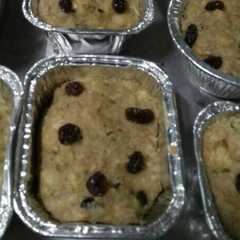 A picture of Klapertart pisang.