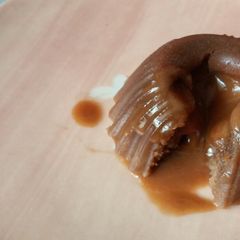 A picture of Steamed Milo Lava Cake.