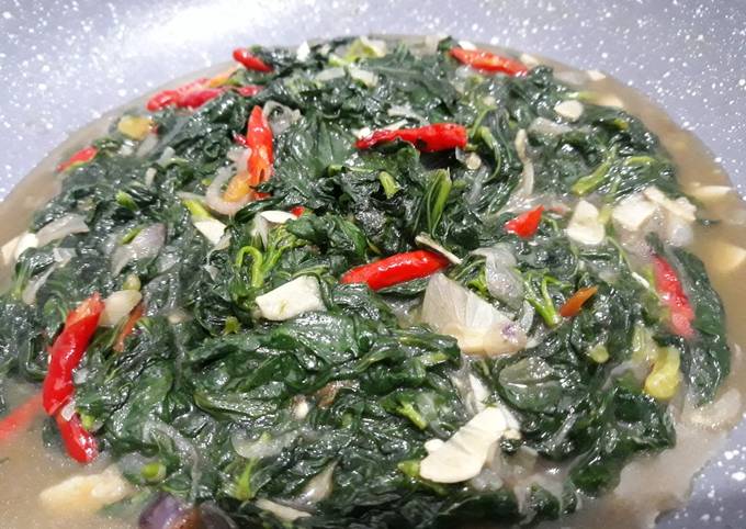 Resep Tumis Daun Ubi Jalar Oleh Bulbul Kitchen Cookpad