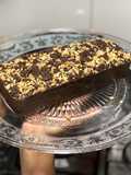 Brownie saludable de avena, miel y tagatosa. Sin materia grasa