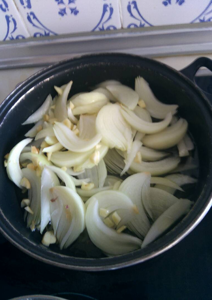 Una foto de Salsa de cebolla