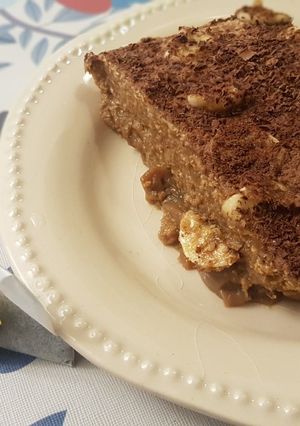 Una foto de 💎 Postre Coco Café c/vainillas + BanaChoc
