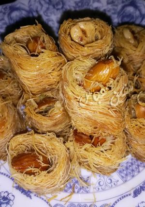 صورة لوصفة كنافة أساور بالمكسرات