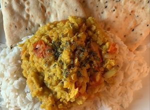 Une photo de Dahl de lentilles corail au Cookeo