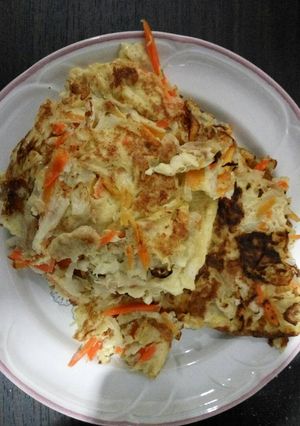 Foto resep Telor Dadar kol & ayam cincang