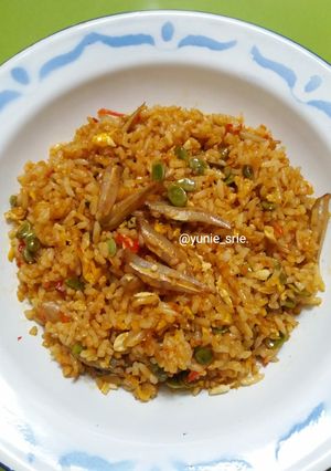 Foto resep Nasi goreng teri+petai cina