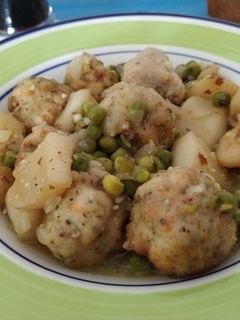 Una foto de Albóndigas con sepia