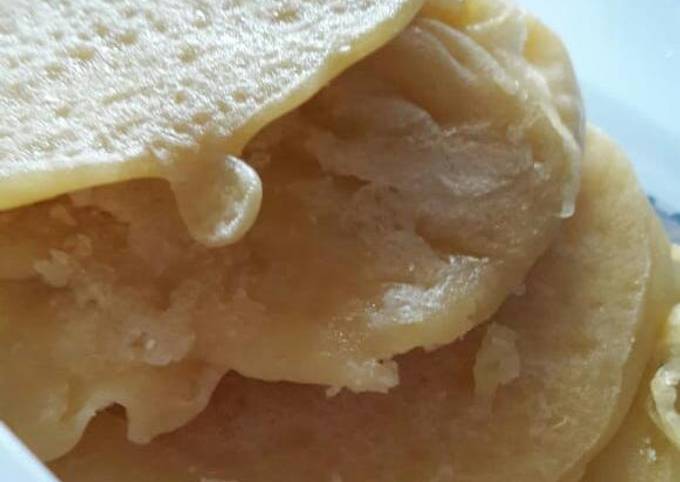 Langkah Mudah Membuat Resep Pancake teflon anti gagal