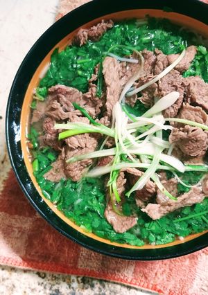 Hình của món Bún bò.